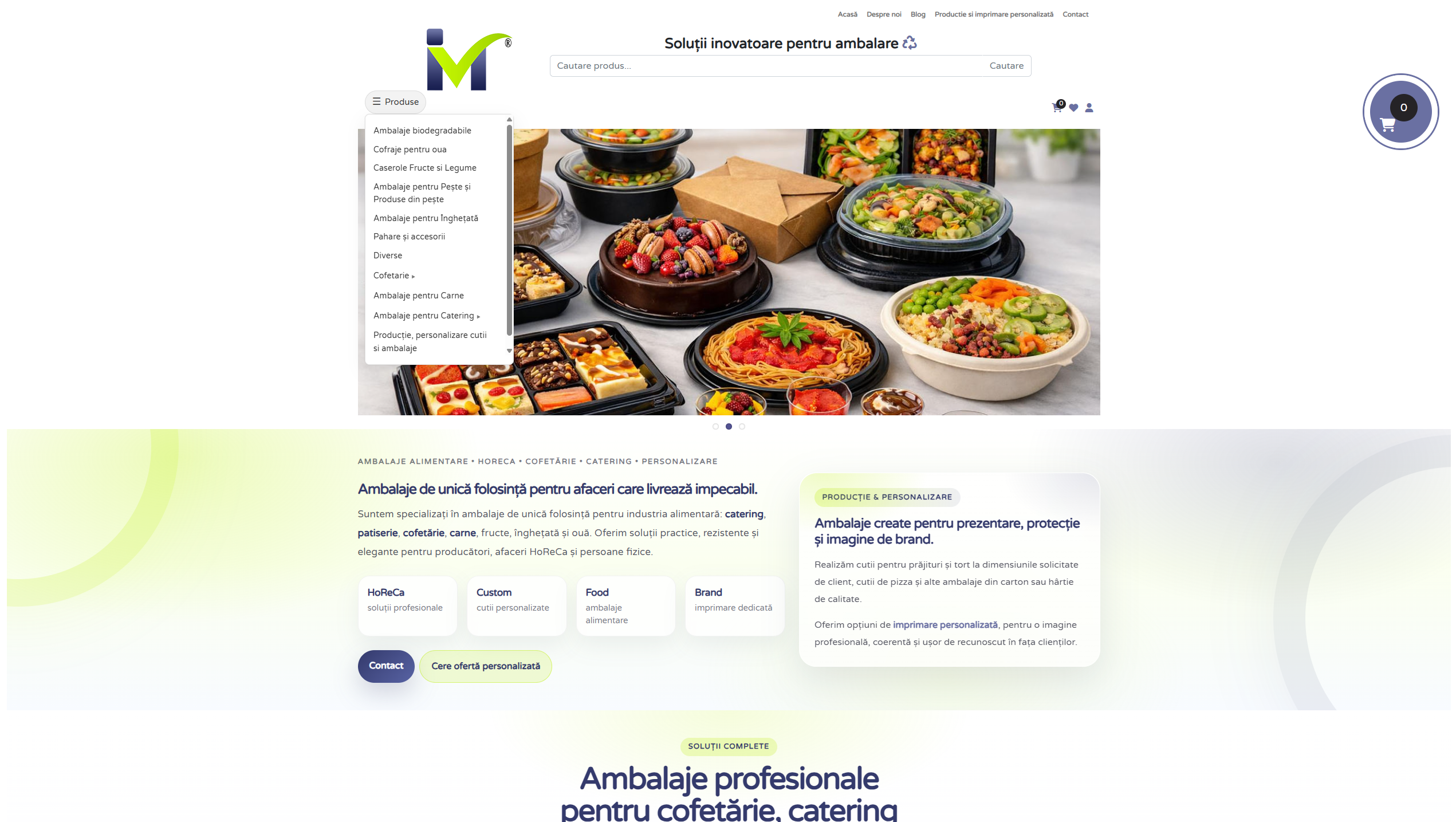 Captura platformei e-commerce Smart Paper