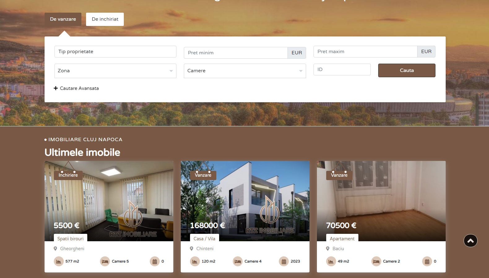 Captura softului imobiliar CRM pentru agentii imobiliare